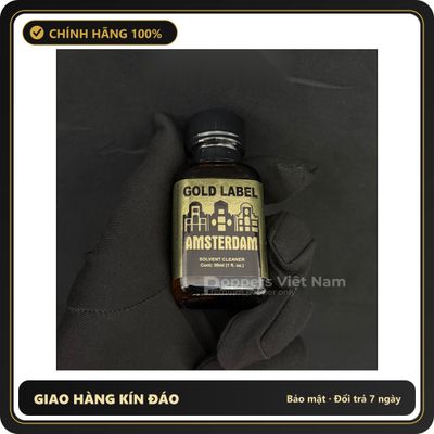 Tinh Dầu Hít Thư Giãn Dành Cho Người Lớn Popper Amsterdam Gold 30ml - Snapshop Chính Hãng