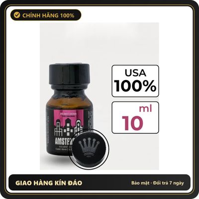 Tinh Dầu Hít Thư Giãn Dành Cho Người Lớn Popper Amsterdam 10ml Hàng Chuẩn - Snapshop Chính Hãng