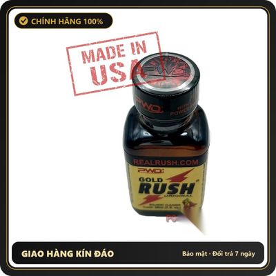 Nước Hoa Hít Tạo Hưng Phấn Cho Hai Người Rush GOLD Poppers 30ml chính hãng PWD | MADE IN USA - Snapshop Chính Hãng