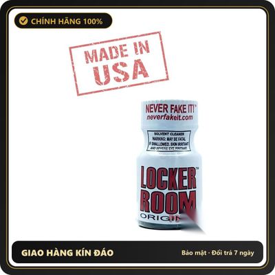 Popper Chính Hãng Tăng Cảm Xúc Cho Cuộc Yêu Locker Room Poppers 10ml chính hãng PWD | MADE IN USA - Snapshop Chính Hãng