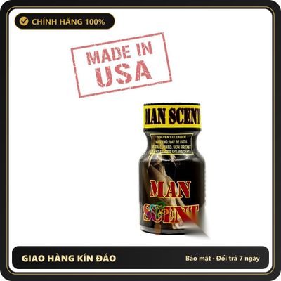 Popper Chính Hãng Tăng Cảm Xúc Cho Cuộc Yêu Man Scent Poppers 10ml chính hãng | MADE IN USA - Snapshop Chính Hãng
