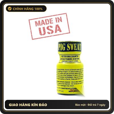 Tinh Dầu Hít Thư Giãn Dành Cho Người Lớn Pig Sweat Poppers 10ml chính hãng | MADE IN USA - Snapshop Chính Hãng
