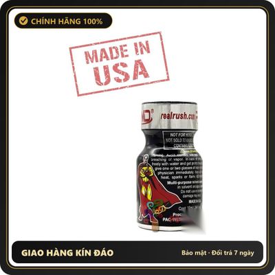 Popper Nhập Khẩu Giúp Thả Lỏng Và Dễ Chịu Super Rush BLACK LABEL Poppers 10ml | MADE IN USA - Snapshop Chính Hãng