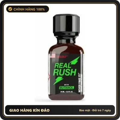 Popper Chính Hãng Tăng Cảm Xúc Cho Cuộc Yêu Popper Real Rush with Butanol 24 ml - Snapshop Chính Hãng