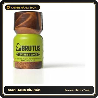 Popper Chính Hãng Tăng Cảm Xúc Cho Cuộc Yêu Popper Brutus Leather and Wood 10ml - Snapshop Chính Hãng