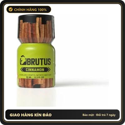 Tinh Dầu Hít Thư Giãn Dành Cho Người Lớn Popper Brutus Cinnamon 10ml Hàng Chuẩn - Snapshop Chính Hãng