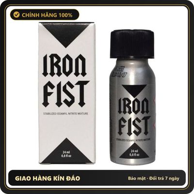Popper Chính Hãng Tăng Cảm Xúc Cho Cuộc Yêu Popper Iron Fist Amyl 24ml - Snapshop Chính Hãng