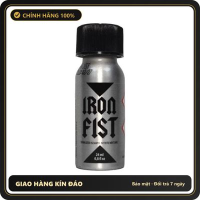 Tinh Dầu Hít Thư Giãn Dành Cho Người Lớn Popper Iron Fist Amyl 24ml - Snapshop Chính Hãng