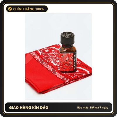 Popper Chính Hãng Tăng Cảm Xúc Cho Cuộc Yêu Popper Hanky Code Red Amyl 24ml - Snapshop Chính Hãng