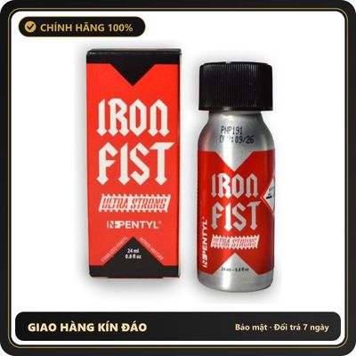 Popper Chính Hãng Tăng Cảm Xúc Cho Cuộc Yêu Popper Iron Fist Ultra Strong Pentyl 24ml - Snapshop Chính Hãng