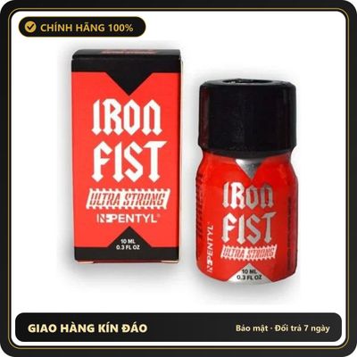 Popper Chính Hãng Tăng Cảm Xúc Cho Cuộc Yêu Popper Iron Fist Ultra Strong Pentyl 10ml - Snapshop Chính Hãng