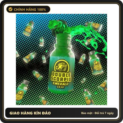 Tinh Dầu Hít Thư Giãn Dành Cho Người Lớn Popper Double Scorpio Emerald 10ml - Snapshop Chính Hãng