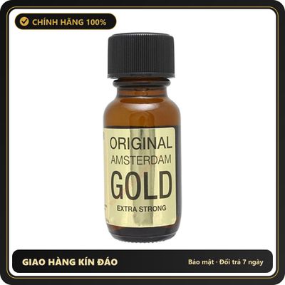Popper Chính Hãng Tăng Cảm Xúc Cho Cuộc Yêu Popper Amsterdam Gold 24ml - Snapshop Chính Hãng