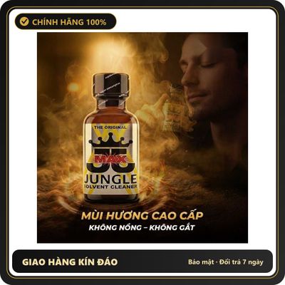Popper Loại Mạnh Cho Người Đã Quen Dùng Popper DS USA Jungle Juice Max - Chai 30ml - Snapshop Chính Hãng