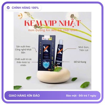 Kem Bôi Vip Nhật X Cream Vip Kéo Dài Thời Gian Nhật Bản tuýp 20g tăng 30p Chính Hãng An Toàn Tiện Lợi Giao Nhanh Toàn Quốc