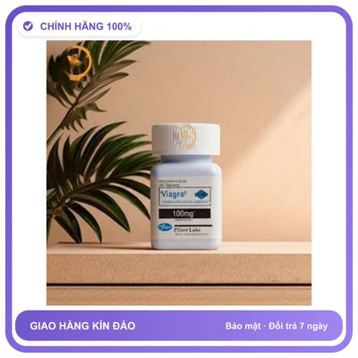 Viên uống hỗ trợ tăng cường sinh lý nam giới Viagra dạng viên 100mg Hộp 30 Viên Chính Hãng An Toàn Tiện Lợi Giao Nhanh Toàn Quốc