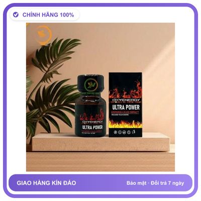 Chai hít Popper Ultra Power 10ml tăng khoái cảm Chai 10ml Chính Hãng An Toàn Tiện Lợi Giao Nhanh Toàn Quốc