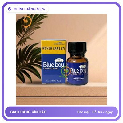 Chai hít Popper Blue Boy 10ml tăng khoái cảm Chai 10ml Chính Hãng An Toàn Tiện Lợi Giao Nhanh Toàn Quốc