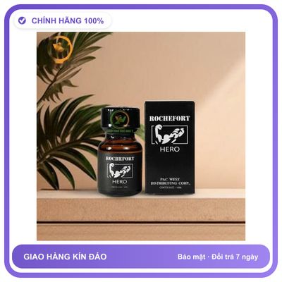 Chai Hít Popper Rochefort Hero 10ml tăng khoái cảm Chính Hãng An Toàn Tiện Lợi Giao Nhanh Toàn Quốc