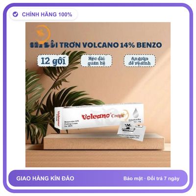 Combo 10 gói kem Volcano Cream chống xuất tinh sớm dùng Chính Hãng An Toàn Tiện Lợi Giao Nhanh Toàn Quốc