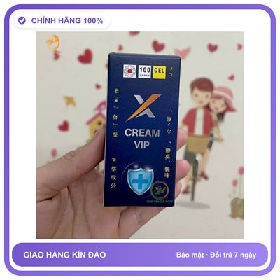 Viên uống hỗ trợ tăng cường sinh lý nam giới Kem Vip Nhật X Cream Vip Nhật Bản tuýp 20g tăng 30p Cao Cấp