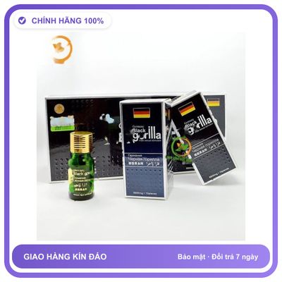 Viên uống hỗ trợ tăng cường sinh lý nam giới Black Gorilla dạng viên Hộp 10 Viên Chính Hãng An Toàn Tiện Lợi Giao Nhanh Toàn Quốc Mẫu Mới