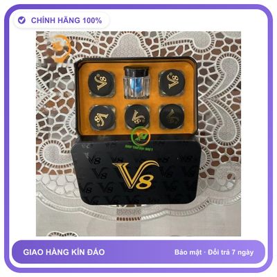 Viên uống hỗ trợ tăng cường sinh lý nam giới V8 Super Energy Hộp 18 Viên - Sung Mãn Bền Bỉ Kéo Dài Mẫu Mới