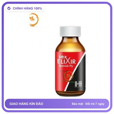 Sản phẩm hỗ trợ tăng sinh lý dạng nước Sex Elixir Spanish Fly 15ml Dành Cho Nam Chính Hãng An Toàn Tiện Lợi Giao Nhanh Toàn Quốc Mẫu Mới