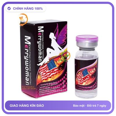 Sản phẩm hỗ trợ tăng sinh lý dạng nước Merry Woman 10ml Dành Cho Nữ - Tăng Ham Muốn Thăng Hoa Bản Tiêu Chuẩn