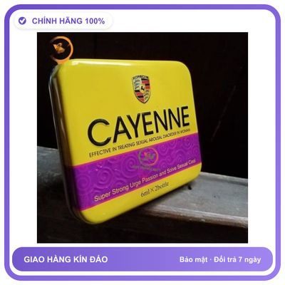 Sản phẩm hỗ trợ tăng sinh lý Cayenne dạng nước USA Dành Cho Nữ - Tăng Ham Muốn Thăng Hoa Hàng Nhập Khẩu