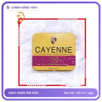 Sản phẩm hỗ trợ tăng sinh lý Cayenne dạng nước USA Dành Cho Nữ - Tăng Ham Muốn Thăng Hoa Chính Hãng An Toàn Tiện Lợi Giao Nhanh Toàn Quốc Mẫu Mới