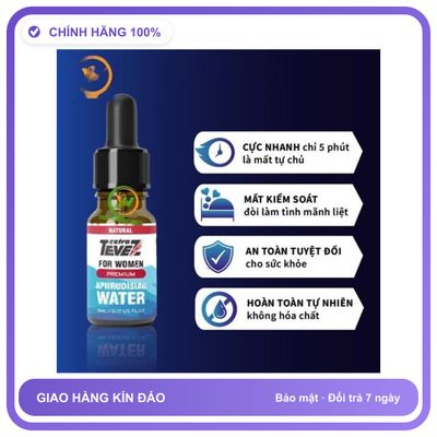 Sản phẩm hỗ trợ tăng sinh lý Extra Tevez dạng nước cực mạnh 5ml Dành Cho Nữ - Tăng Ham Muốn Thăng Hoa Bản Mới