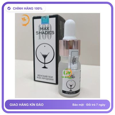 Sản phẩm hỗ trợ tăng sinh lý Max Shadex dạng nước cực mạnh 5ml Dành Cho Nữ - Tăng Ham Muốn Thăng Hoa Bản Tiêu Chuẩn