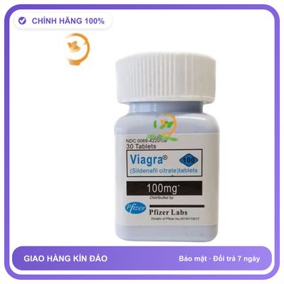 Viên uống hỗ trợ tăng cường sinh lý nam giới Viagra dạng viên 100mg Hộp 30 Viên Chính Hãng An Toàn Tiện Lợi Giao Nhanh Toàn Quốc Mẫu Mới