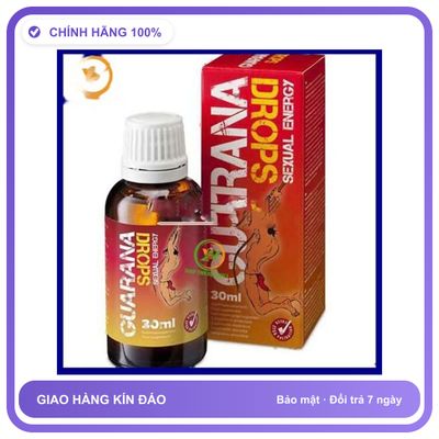 Sản phẩm hỗ trợ tăng sinh lý dạng nước Guarana Drops 30ml Dành Cho Nam - Tăng Ham Muốn Thăng Hoa Hàng Nhập Khẩu
