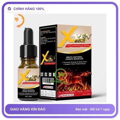 Sản phẩm hỗ trợ tăng sinh lý dạng nước cực mạnh X-men Gold Dành Cho Nam - Tăng Ham Muốn Thăng Hoa Hàng Nhập Khẩu