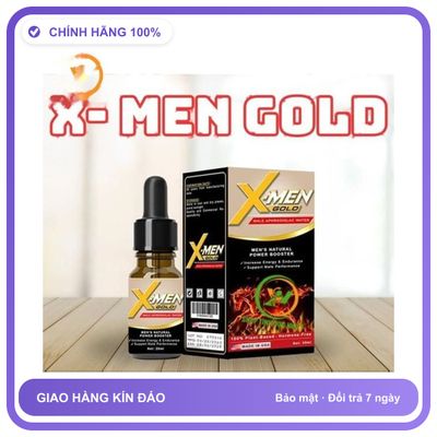 Sản phẩm hỗ trợ tăng sinh lý dạng nước cực mạnh X-men Gold Dành Cho Nam - Tăng Ham Muốn Thăng Hoa Cao Cấp