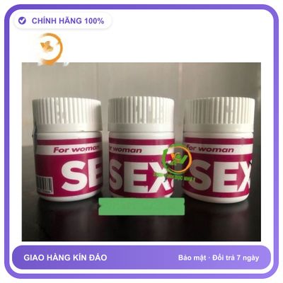 Sản phẩm hỗ trợ tăng sinh lý SEX For Woman cực mạnh USA Hộp 10 Viên Dành Cho Nữ Chính Hãng An Toàn Tiện Lợi Giao Nhanh Toàn Quốc Mẫu Mới