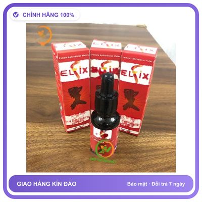 Sản phẩm hỗ trợ tăng sinh lý Elix dạng nước cực mạnh USA Dành Cho Nữ - Tăng Ham Muốn Thăng Hoa Mẫu Mới