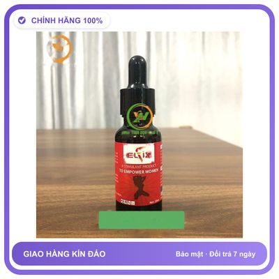 Sản phẩm hỗ trợ tăng sinh lý Elix dạng nước cực mạnh USA Dành Cho Nữ - Tăng Ham Muốn Thăng Hoa Cao Cấp