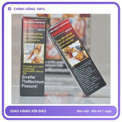 Sản phẩm hỗ trợ tăng sinh lý Fascinating Woman dạng nước cực mạnh Dành Cho Nữ Chính Hãng An Toàn Tiện Lợi Giao Nhanh Toàn Quốc Cao Cấp