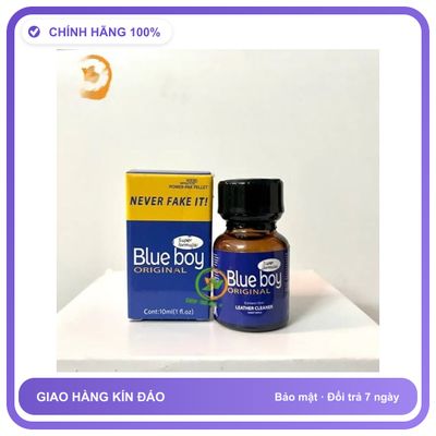 Sản phẩm hỗ trợ tăng sinh lý Chai sản phẩm hít Popper Blue Boy 10ml tăng khoái cảm Chai 10ml Bản Tiêu Chuẩn