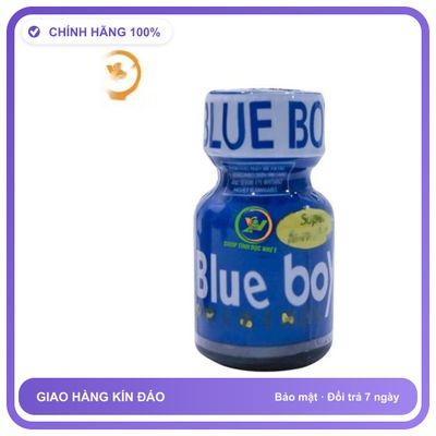 Sản phẩm hỗ trợ tăng sinh lý Chai sản phẩm hít Popper Blue Boy 10ml tăng khoái cảm Chai 10ml Chính Hãng An Toàn Tiện Lợi Giao Nhanh Toàn Quốc Cao Cấp