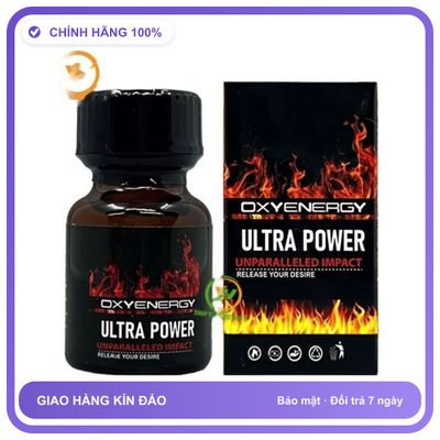 Sản phẩm hỗ trợ tăng sinh lý Chai sản phẩm hít Popper Ultra Power 10ml tăng khoái cảm Chai 10ml Mẫu Mới