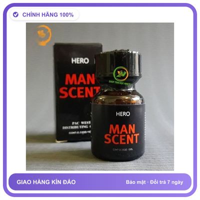Sản phẩm hỗ trợ tăng sinh lý Chai sản phẩm hít Popper Man Scent 10ml tăng khoái cảm Chai 10ml Hàng Nhập Khẩu
