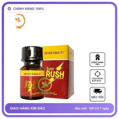 Sản phẩm hỗ trợ tăng sinh lý Chai sản phẩm hít Popper Super Rush 10ml tăng khoái cảm Chai 10ml Cao Cấp