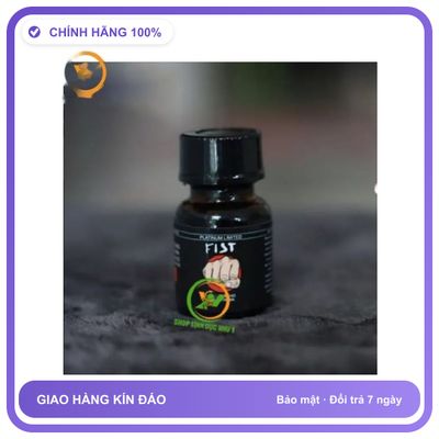 Sản phẩm hỗ trợ tăng sinh lý Chai sản phẩm hít Popper Fist 10ml tăng khoái cảm Chai 10ml Chính Hãng An Toàn Tiện Lợi Giao Nhanh Toàn Quốc Loại Tốt