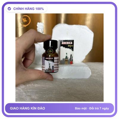 Sản phẩm hỗ trợ tăng sinh lý sản phẩm hít Popper Mỹ Tăng khoái cảm cực mạnh America Chai 10ml Bản Tiêu Chuẩn
