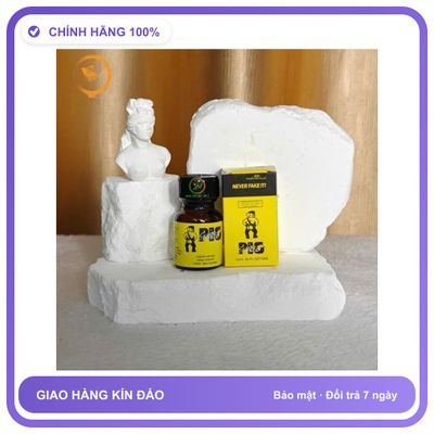 Sản phẩm hỗ trợ tăng sinh lý Chai sản phẩm hít Popper Pig Never Fake It tăng khoái cảm 10ml Chai 10ml Cao Cấp