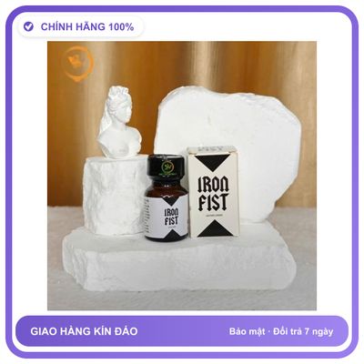 Sản phẩm hỗ trợ tăng sinh lý Chai hít hỗ trợ tăng cường khoái cảm Popper Iron Fist 10ml Chai 10ml Cao Cấp